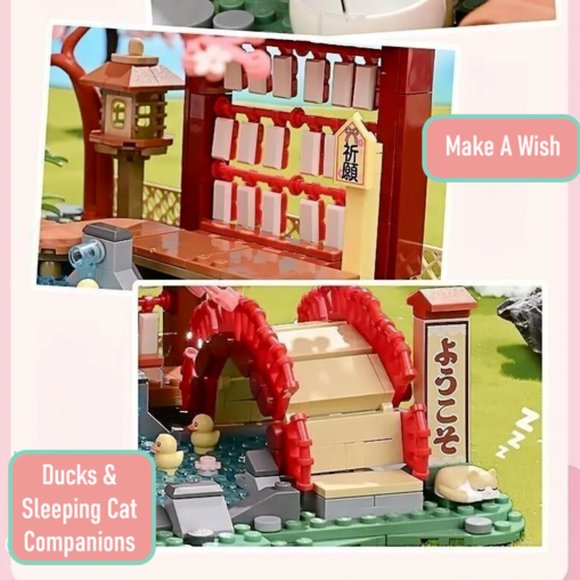 Crypton Hatsune Miku Cherry Blossom Building Blocks Set -NEW Officially Licensed - Picture 6 of 12